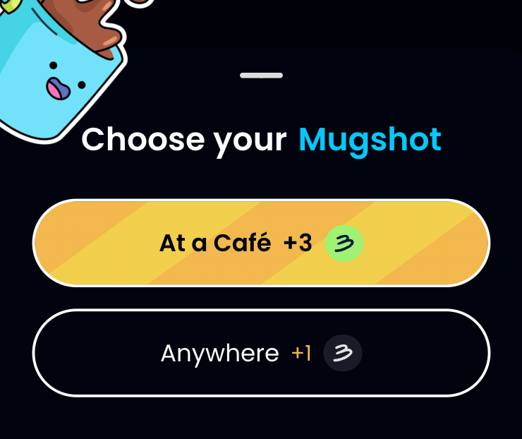 Hey #VeFam! Every sip of feedback helps us grow stronger! ☕️🚀

📢 Based on your insights, including distance to cafes & sustainable choices at work, we're increasing Mugshot Anywhere rewards to 1 #B3TR, up from 0.3!

🌍 Your voice matters! Keep sharing your thoughts & Mugshots!