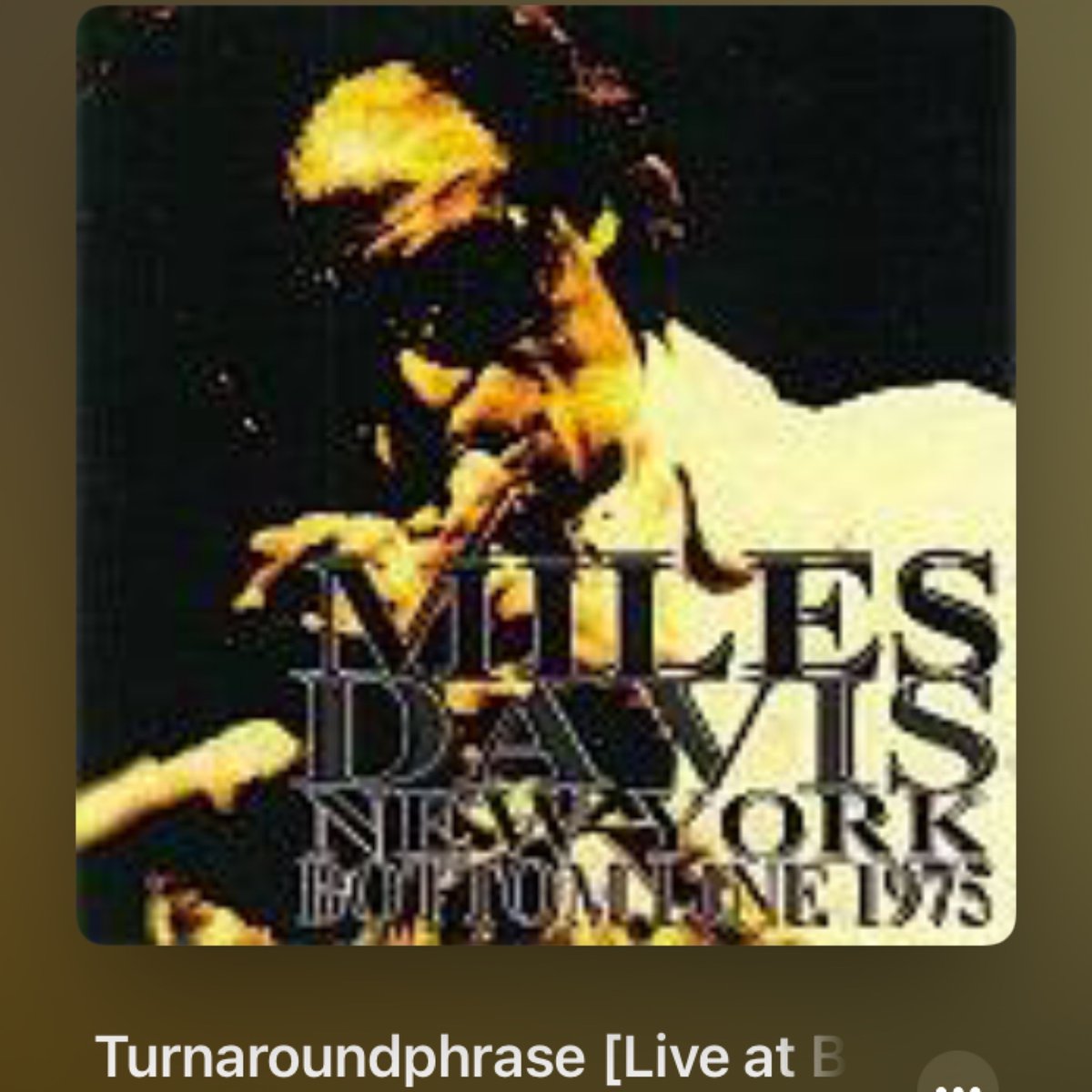 #Nowplaying Turnaroundphrase [Live at Bottom Line, New York, June 11, 1975] - Miles Davis (New York Bottom Line 1975 Disc 1) #ReggieLucas #bootleg #funk #70s #bottomline #電化マイルス youtube.com/results?q=Turn…