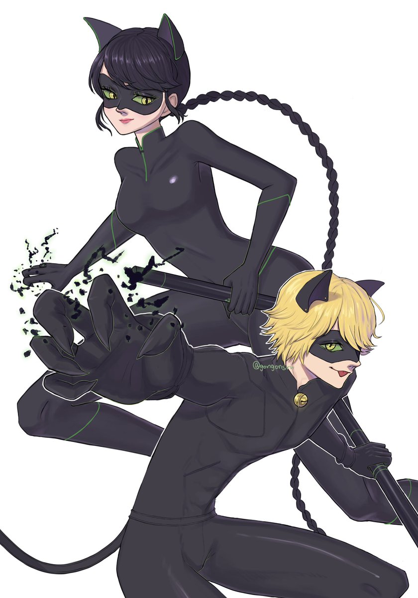 レディノワール＆シャノワール #MiraculousLadybug