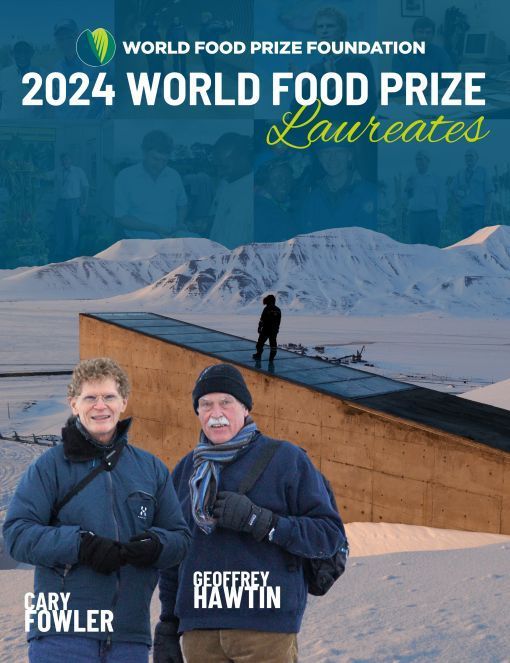 Congratulations to Dr. Cary Fowler and Dr. Geoffrey Hawtin as the 2024 @WorldFoodPrize #Laureates! Dr. Fowler and Dr. Hawtin are both known for many achievements towards global #FoodSecurity, especially for establishing the Svalbard Global #SeedVault. 👉 worldfoodprize.org/en/laureates/2…