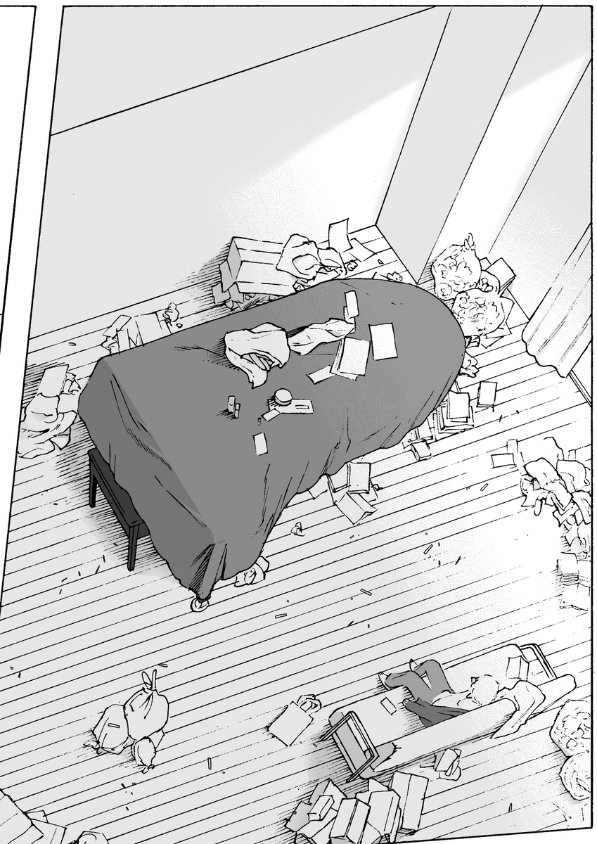 10年分の汚い部屋描いてる 