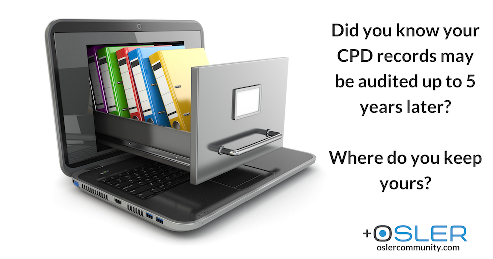 Don't risk losing your CPD records!

Capture every learning activity in your FREE Osler CPD portfolio and access it from any device or browser instantly

oslercpdhome.com.au

#medtwitter #meded #FOAMed #FOANed #juniordoctors #juniordocs #tipsfornewdocs #CPDHome #CPDHomes