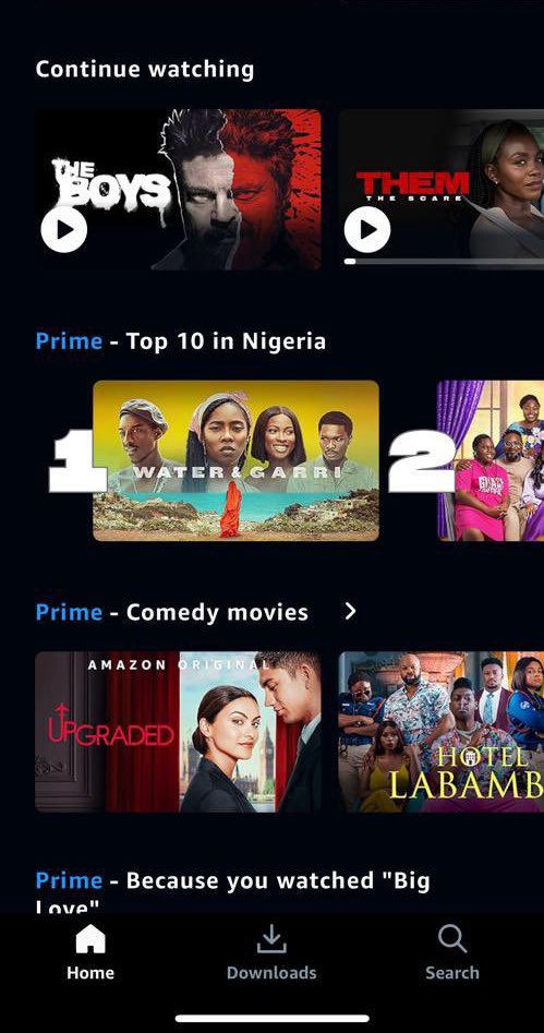 #1 in Nigeria since release! Thank you for all the support and kind words!! Go watch Water and Garri now!! @TiwaSavage @PrimeVideo