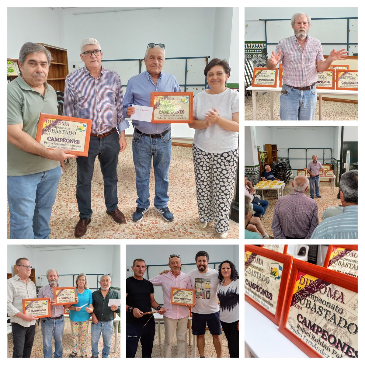 Entregamos los diplomas del X Campeonato de Subastado que organizamos desde Izquierda Unida de #ElVisodelAlcor. 

Enhorabuena a las parejas ganadoras y participantes.