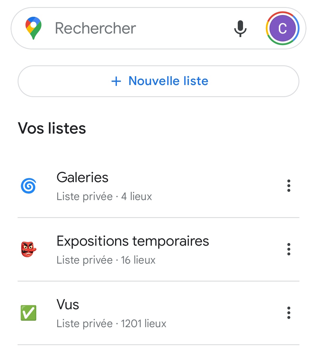 Christellerie's tweet image. Se caler gentiment chez vous ou dans votre 🧋shop préféré et enregistrer les adresses des musées et des galeries via le système des listes proposé par #GoogleMaps (je n'ai pas recherché de solution #OpenSource pour l'instant). 🤓
