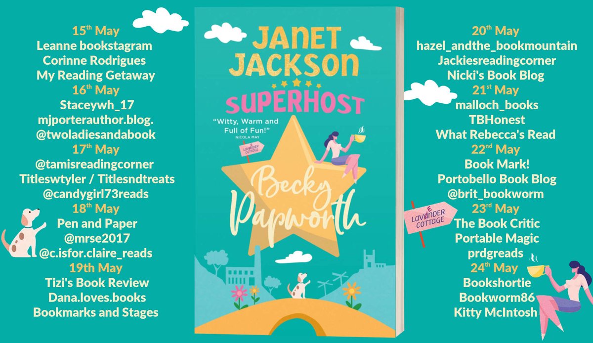 'After finishing this book, I am only even more convinced that I will never ever ever run a B&B, not for all the money in the world!' says @Tiziana_L about Janet Jackson Superhost by @beckypapworth1 tizisbookreview.music.blog/2024/05/19/jan…