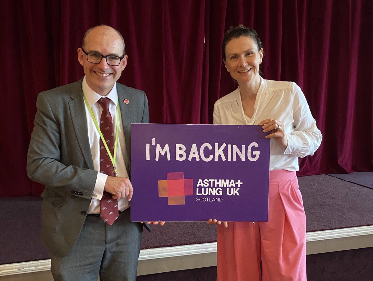 Thank you @wendychambLD for meeting @joseph_ALUK at #sldconf and talking about lung health in Fife. We’ve got great support groups across Fife and we hope you can visit soon - @BREATHEEASYFife