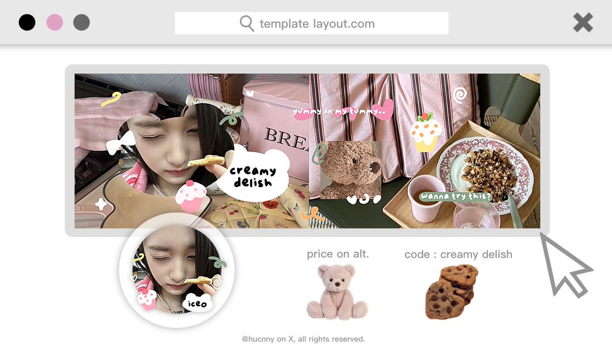 necasite's tweet image. help repost? timaaci banyak!

haii aku mau sell 4 template layout dibawah ini yang vv gemes and beginner friendly! price tertera di alt &amp;amp; ketentuan cek thread ini 🥣💓 bisa di take sekarang juga yaah ^___^  

#zonauang