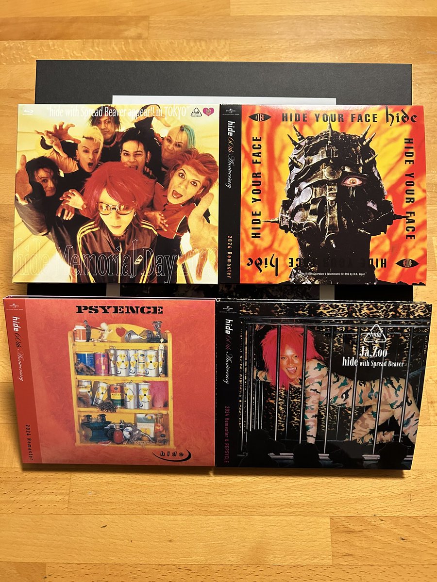 今日の収穫発表⑩ hide『REPSYCLE〜hide 60th Anniversary Special Box