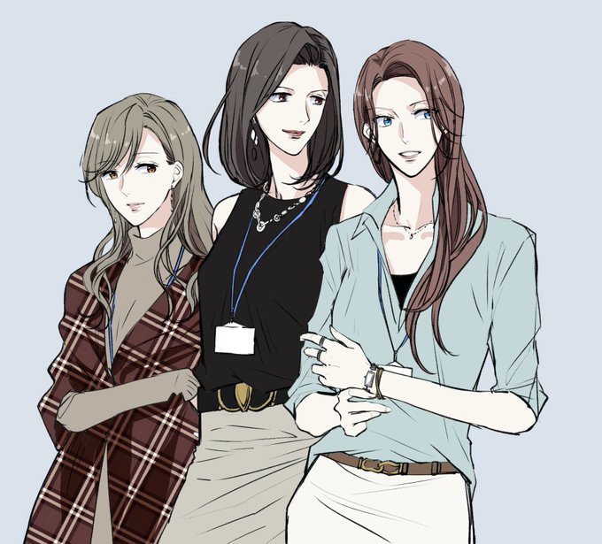「3人の女性 茶目」のTwitter画像/イラスト(新着)