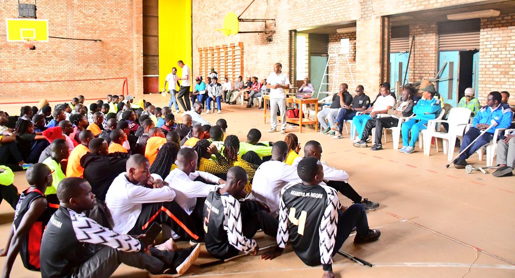 RwamaganaDistr's tweet photo. Ikipe y'Akarere ya goalball y'abagabo yitabiriye imikino ya nyuma goalball yaberaga i @HuyeDistrict , isoje shampiyona ya GoalballNationalChampionship 2023-2024 ari iya mbere n'amanota 36 n'ibitego 82. #Goalball #Rwamagana. https://t.co/xY3iAGFMYf