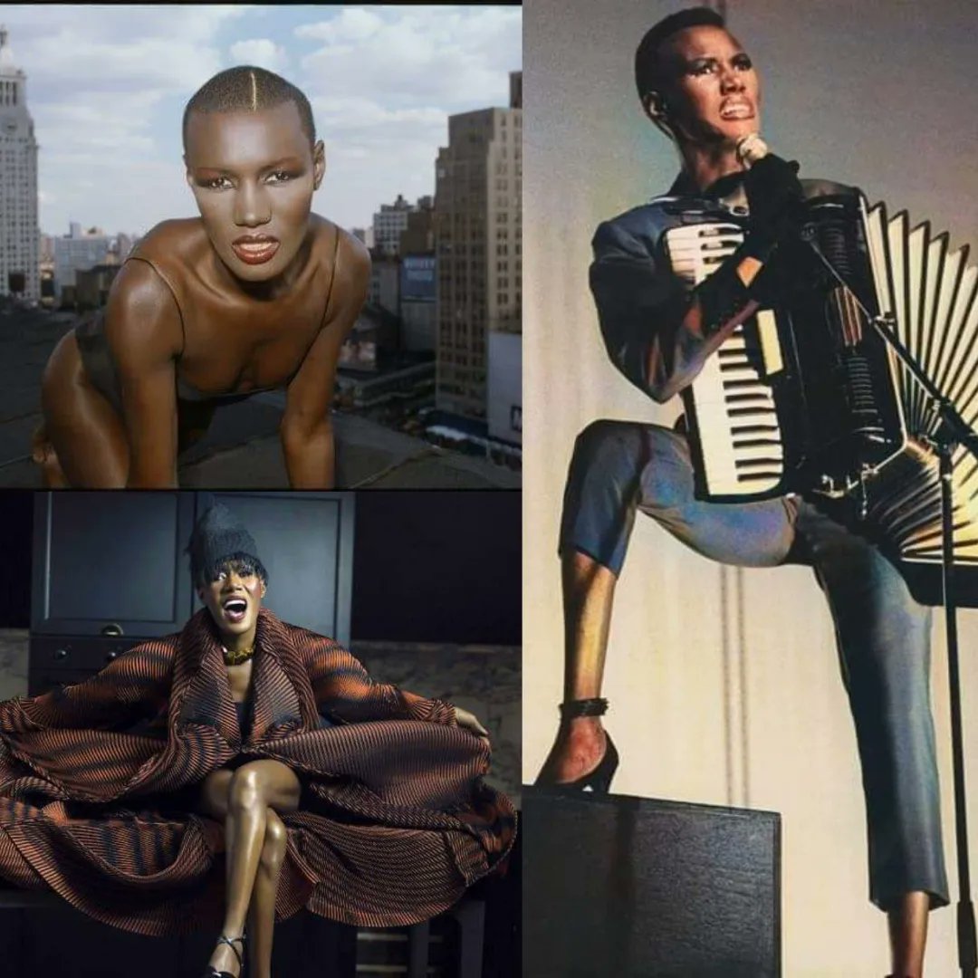 Happy birthday Grace Jones! #gracejones #vamp #aviewtoakill #cyberbandits #conanthedestroyer #thewolfgirl