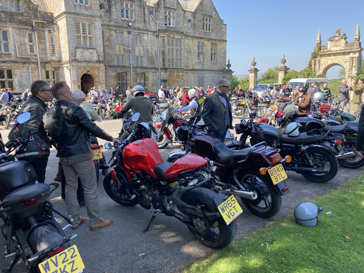 Great fun this morning riding with the Cirencester chapter of the Distinguished Gentlemen’s Ride. Great people, perfect weather, 180 riders, £24,000 collected for men’s charities. Millions raised around the world. Feels great to be part of something so entirely positive