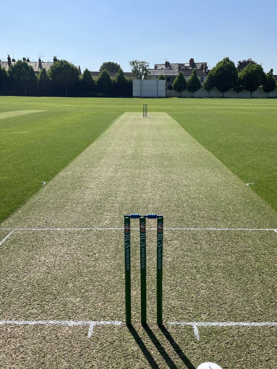 Todays surface for the WCCC u11s fixture at Rgs Flagge Meadow