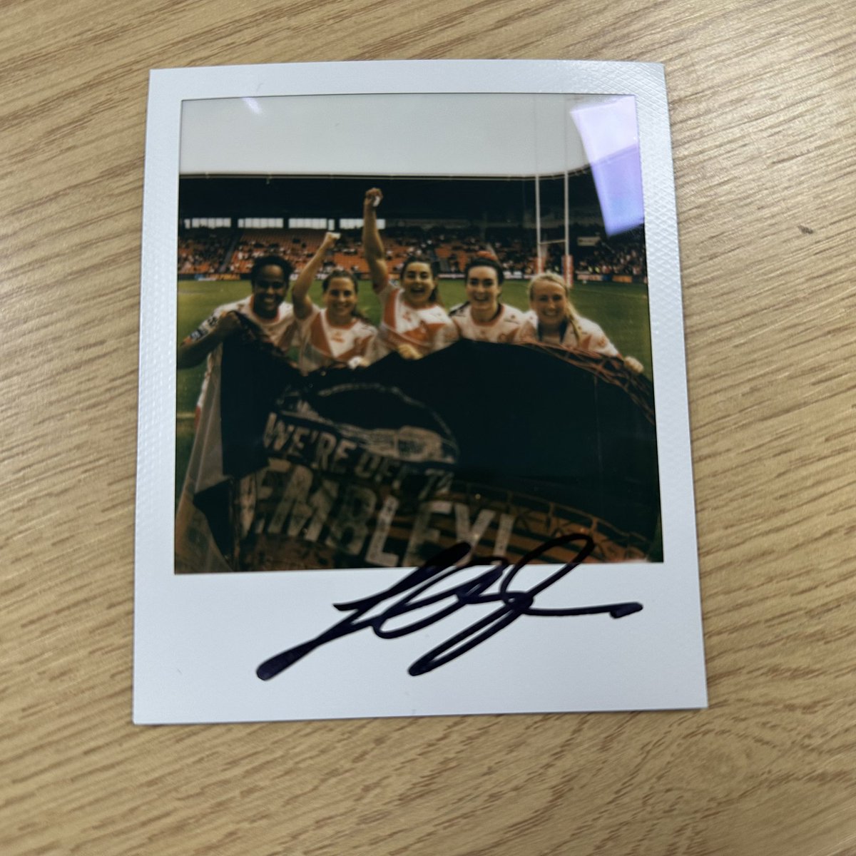 📸 Another trip to Wembley sealed! Win this signed @Jodie_cunny Polaroid from yesterday, as Saints celebrated a big victory over York! To enter: • Follow us • Like & share this post • Tag a mate Winner selected 22/5/24 #COYS