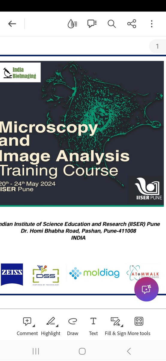 #india_bioimaging #microscopy #workshop with #handson training @IISERPune Exciting to see the lineup and diverse organisms and microscopy types. Shameless plug but we will present our work on 20-May at 1600h. #celegans #analysis #viscosity