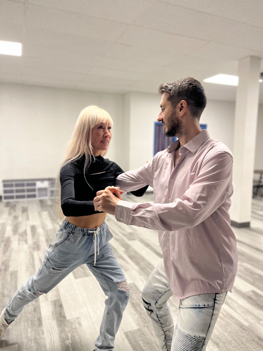 I’ve been lucky to be taught & encouraged by these two from TenC Dance Co. This Friday — after one more lesson— May 24 we perform. Join us for dinner & a show by picking up tickets by May 20: eastersealsdancing.org You can donate still, too: secure.e2rm.com/p2p/fundraisin…