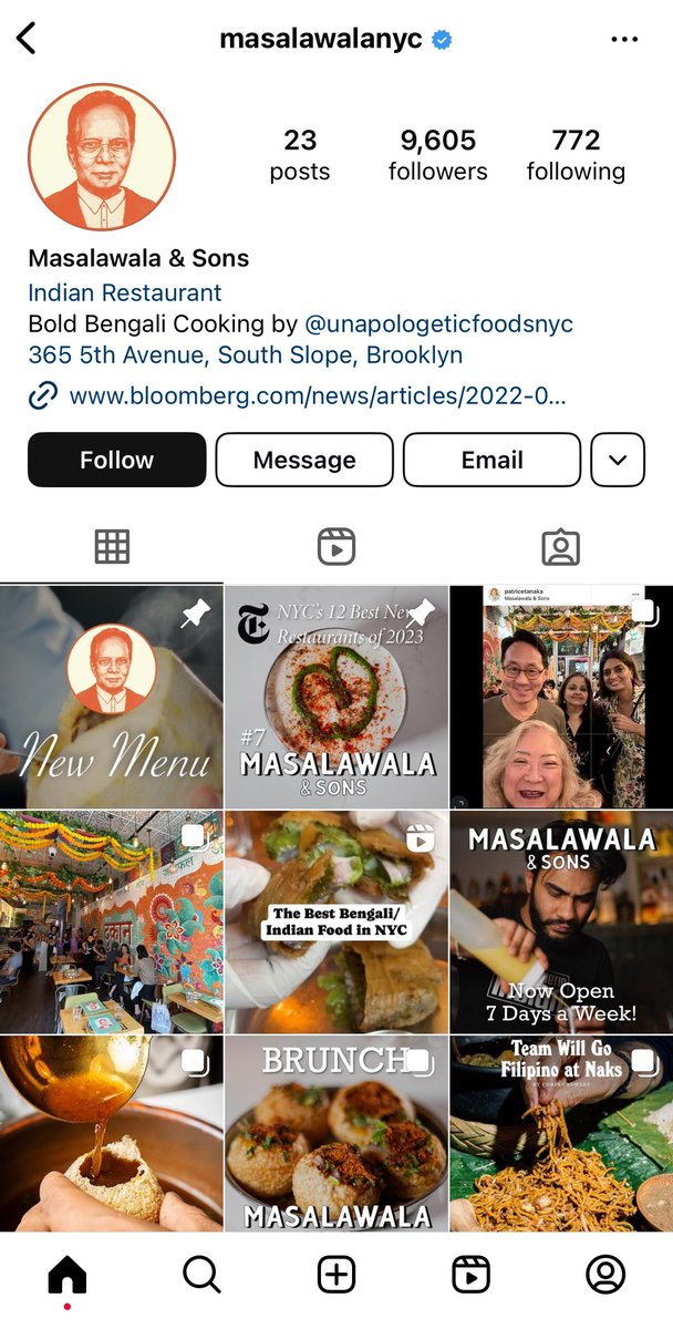 #USA 🇺🇸 #Brooklyn — You don’t need permission to dance, or to eat great #Bengali food here ✊. At Masalawala & Sons. #JoyPost #JoyTweet 📸: via Patrice Tanaka @sambagal w/ my fellow @MilkenInstitute #MIGlobal 2024 moderator @AngelaChitkara 

instagram.com/p/C7JfPC-OLJC/…