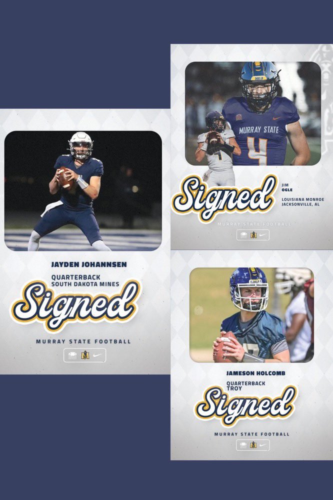 Zeb Noland (@nolandzeb) on Twitter photo What a weekend to be a Racer!! So fired up to add this group of guys to our TEAM! They all make the room better!! <a href="/JaydenJohannsen/">jayden johannsen</a> <a href="/jim_ogle_/">Jim_ogle</a> <a href="/jameson_holcomb/">Jameson Holcomb</a> <a href="/racersfootball/">Murray State Football</a> <a href="/WrightJody/">Jody Wright</a> What a weekend to be a Racer!! So fired up to add this group of guys to our TEAM! They all make the room better!! <a href="/JaydenJohannsen/">jayden johannsen</a> <a href="/jim_ogle_/">Jim_ogle</a> <a href="/jameson_holcomb/">Jameson Holcomb</a> <a href="/racersfootball/">Murray State Football</a> <a href="/WrightJody/">Jody Wright</a>
