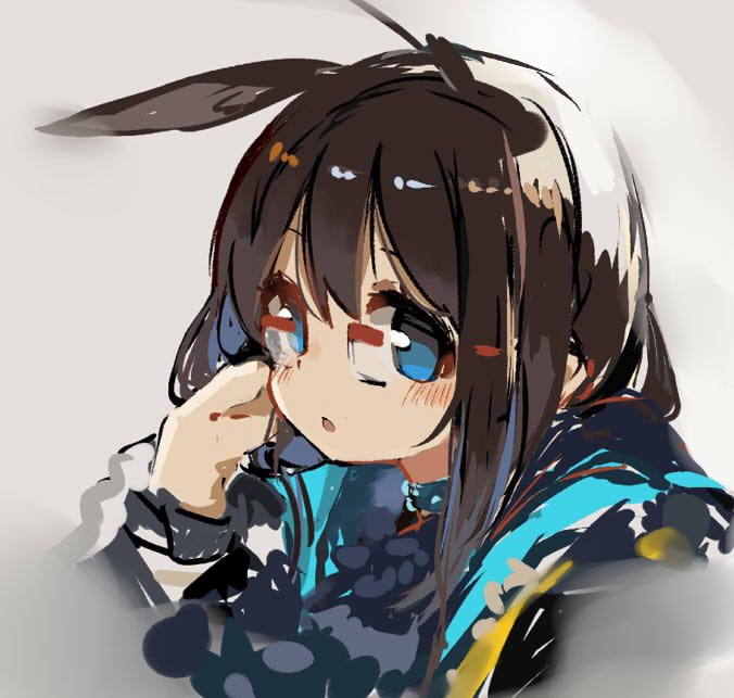 アーミヤ(アークナイツ) 「」|すきのイラスト