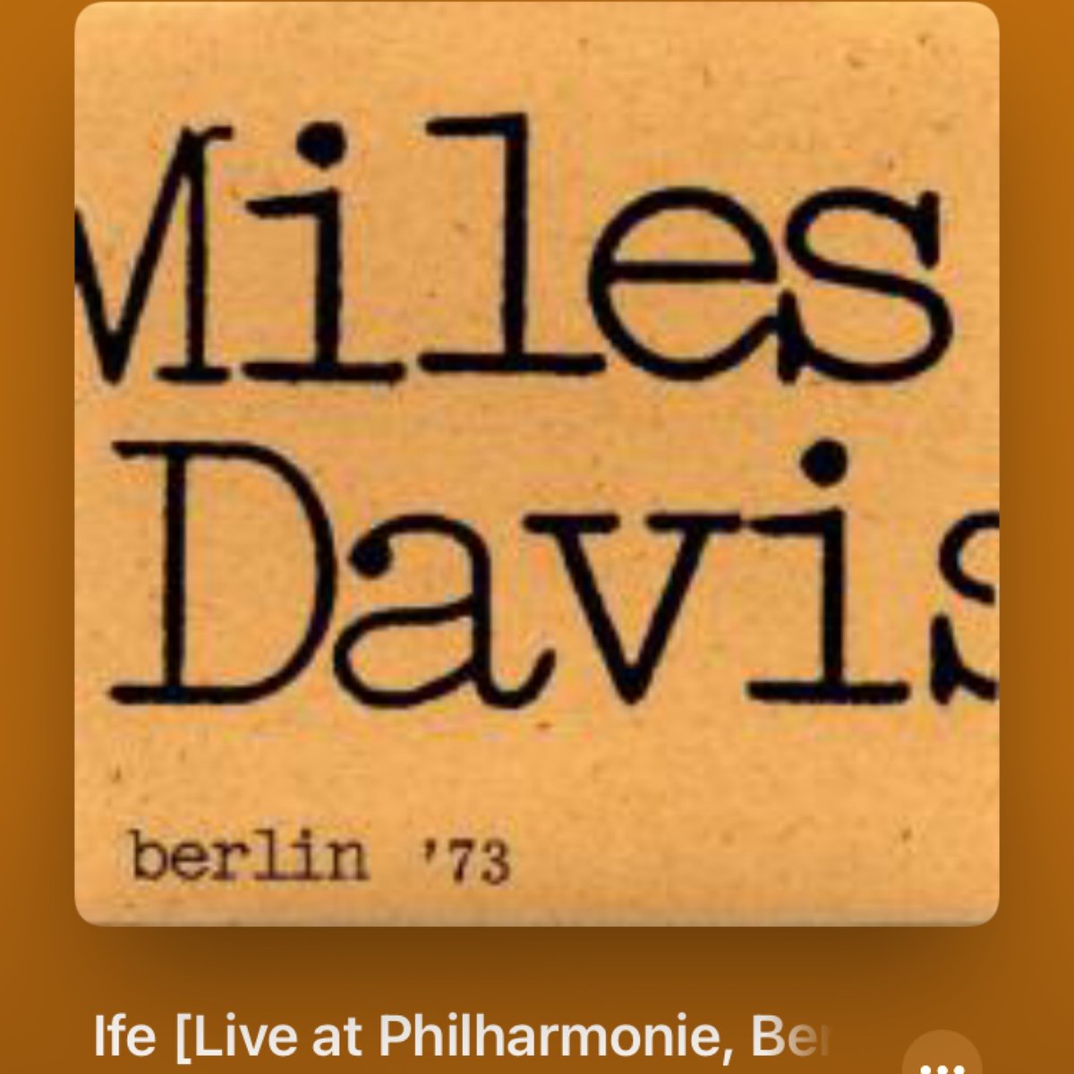 #Nowplaying Ife [Live at Philharmonie, Berlin, West Germany, November 1, 1973] - Miles Davis (Berlin '73) #ReggieLucas #funk #70s #bootleg #電化マイルス #1973 #philharmonie #タイポジャケ youtube.com/results?q=Ife%…