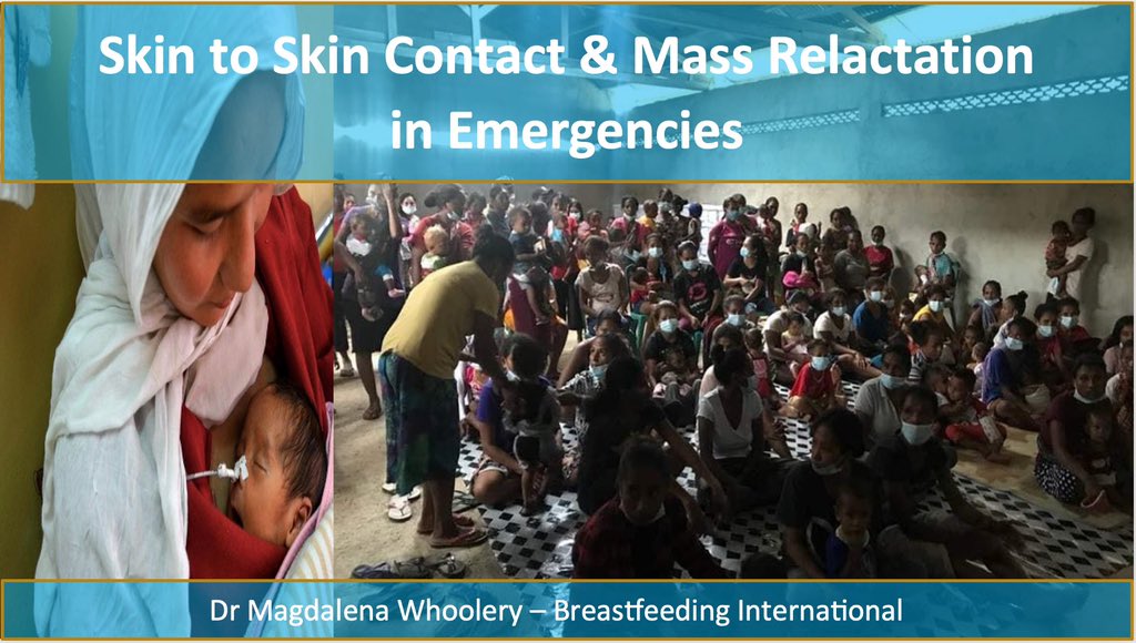 An honor for me to present Skin to Skin Contact (SSC) & Mass Relactation in Emergencies for the Solidarity w/ #Gaza webinar, organized by #IBFAN Arab World on 9 May 2024. The session provides life saving info for both emergency and non-emergency situations youtu.be/Du7o2P3izHo
