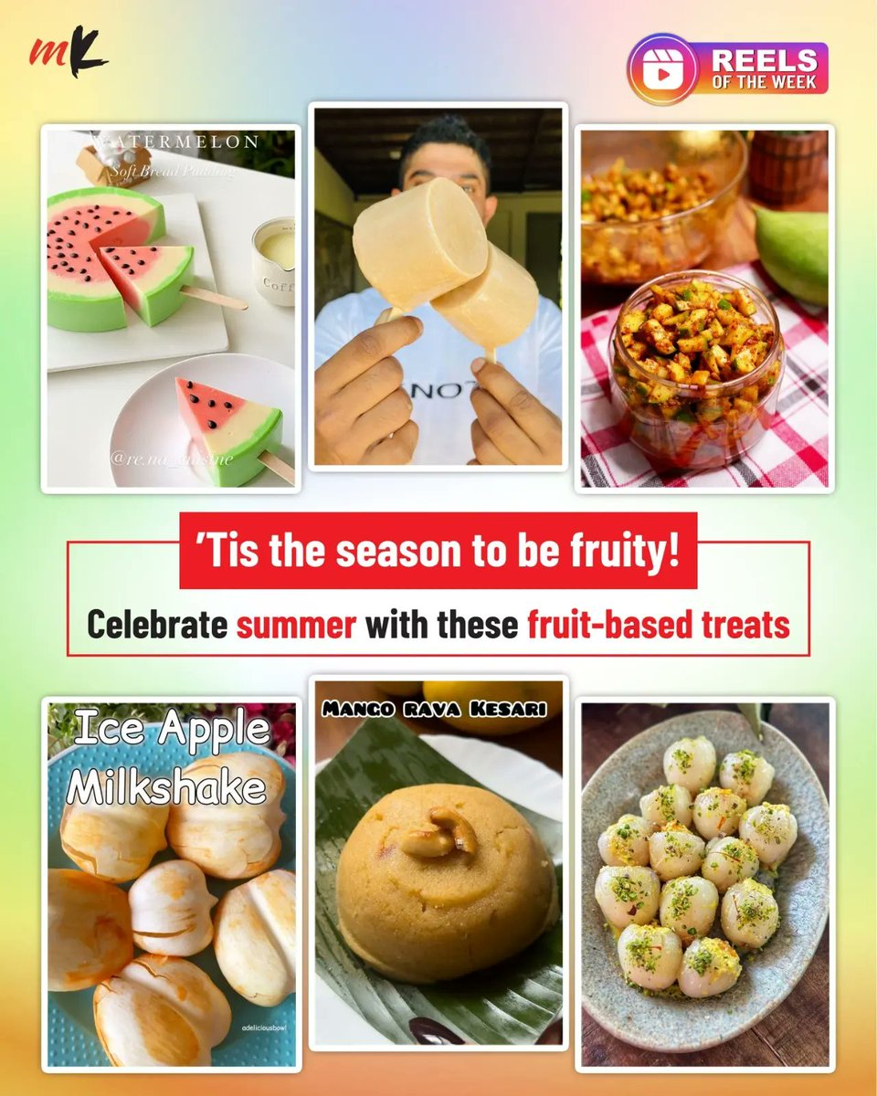 For this edition of the #ReelsOfTheWeek, My Kolkata explores unique recipes to enjoy seasonal fruits this summer. See more: telegraphindia.com/my-kolkata/foo… #Summer #SummerFruits #Fruits #Recipes #Desserts #Sweets #Drinks #Reels #ViralReels #InstagramReels #ContentCreators #MyKolkata