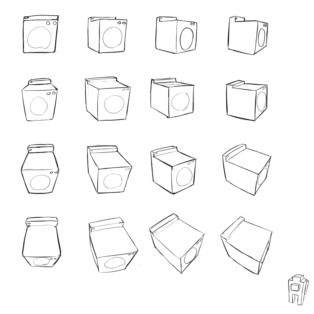 dexritos's tweet photo. Drew boxes. boxes alone are boring though so i made them into washing machines.
good first start into perspective, i learned a little bit about color as well.
Put some of that knowledge to practice.
Its not perfect, but im satisfied. https://t.co/eWAcYQCGOR