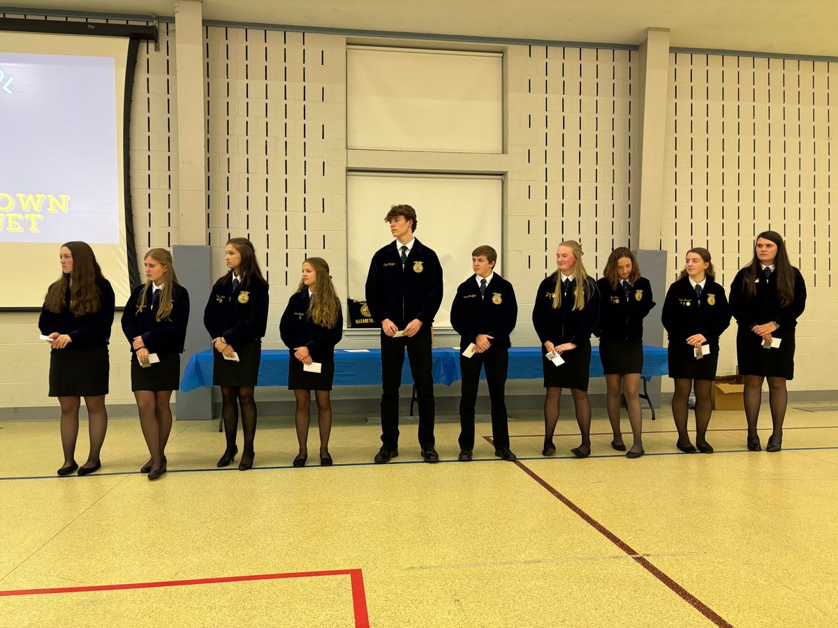 Pictures from our annual FFA banquet celebrating their success this year!
