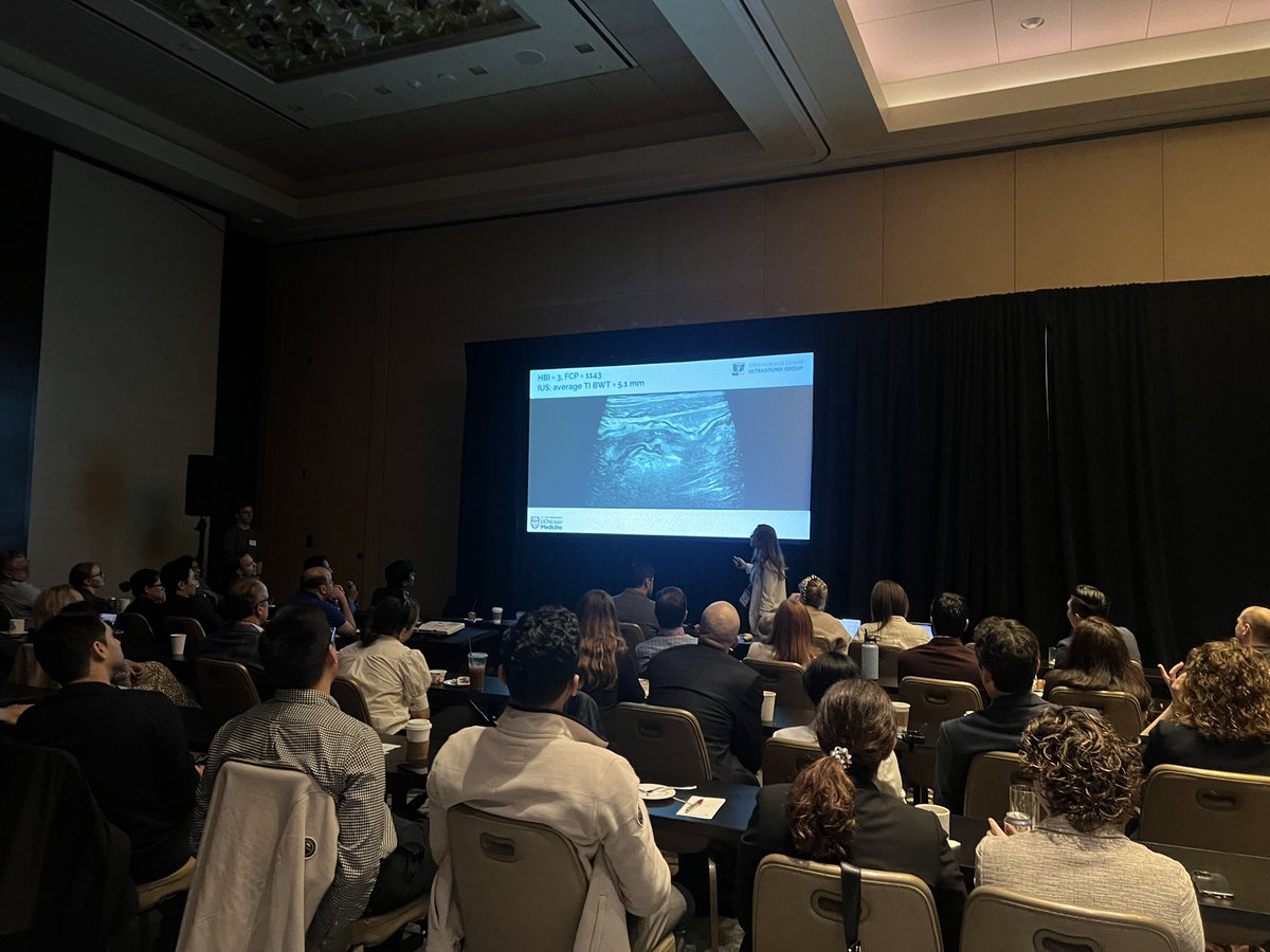 Exciting morning to advance IUS care, 50 IBD experts learning and *hopefully* passing the @BowelUltrasound module 3 at #DDW2024 to become certified and bring this to more patients all over the 🌍 @KrugCleveland @DrSagami @novakkerri @iUSCAN