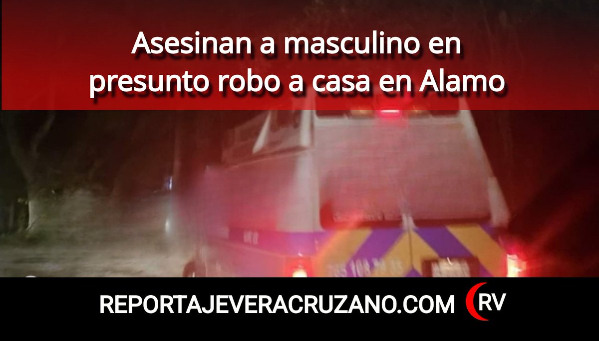 ReportajeVer's tweet photo. #Álamo #Temapache, Ver.- La noche de ayer sábado, en la localidad de Cañas de Abajo, Álamo un sexagenario fue sorprendido por malvivientes, los cuales ingresaron a su domicilio para robar, pero al ser sorprendidos le dispararon al habitante... #Veracruz
https://t.co/WnKsSqWLcK https://t.co/v13sziVewd