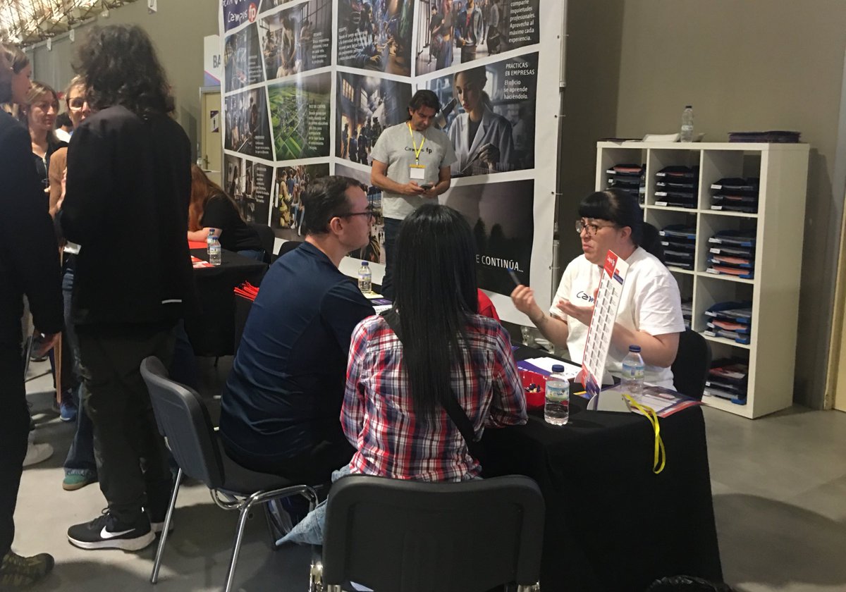 Hemos estado este fin de semana en la feria de FP en Madrid @uned <a href="/gsd/">gsd</a> para habla de Educación Infantil madridsecreto.co/formacion-prof… #FP