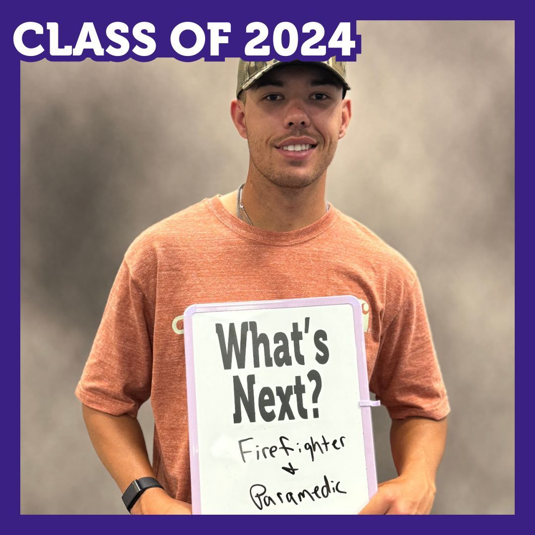 New alumnus Brayden Bush ’24 is excited to begin his career as a firefight and paramedic! Thank you for your dedication to your community, Brayden! #Classof2024 #WhatsNext #TheWesleyanWay