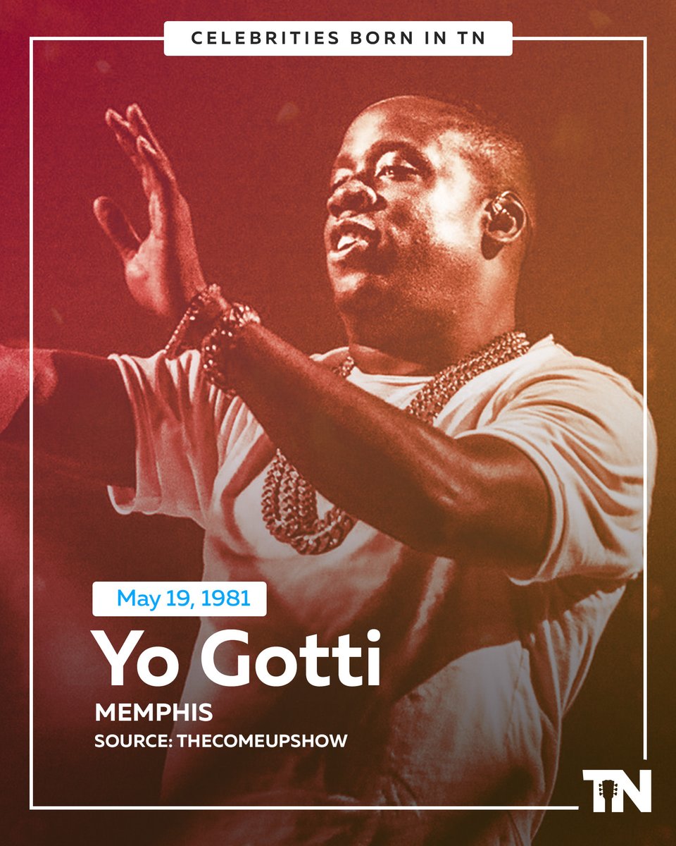 Happy Birthday to rapper, Yo Gotti! 

Born in Memphis as Mario Mims, the rapper is best known for his songs 'Down in the DM' and 'Rake It Up'. Happy Birthday, @YoGotti!