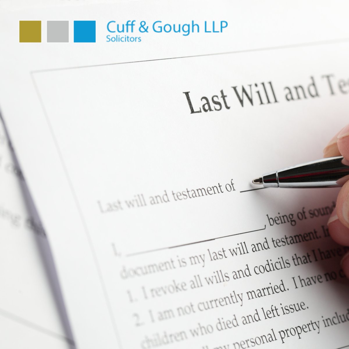 Don't leave anything to chance. Take control of your future by writing a Will. Get started now! #willwriting #financialplanning cuffandgough.com/services/wills…