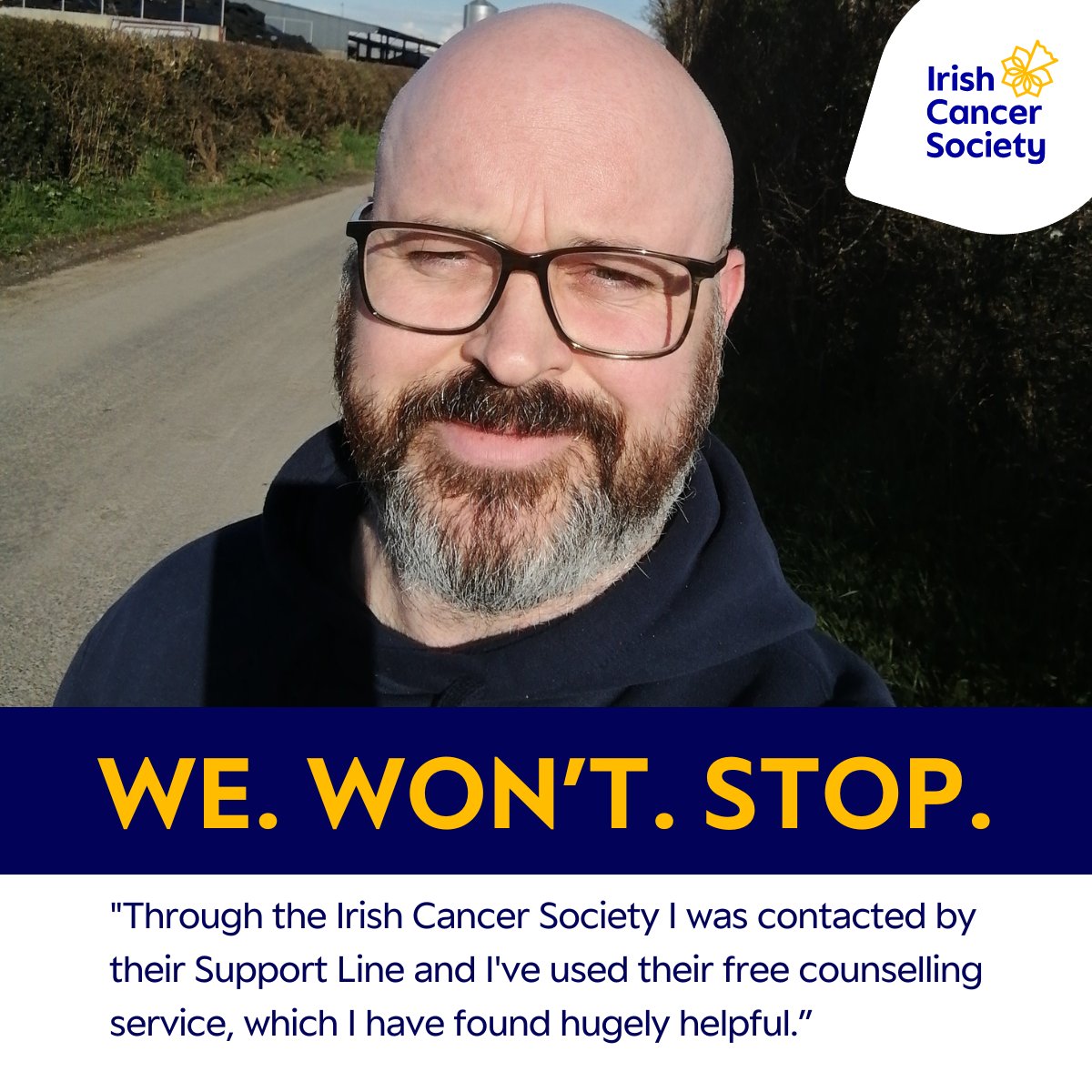'Even if just one person reads my story and says okay, my next birthday, I’m getting a check-up, that would make it worth it' Adam is sharing his story to encourage men of all ages to take their health seriously. Read more of Adam's story at cancer.ie/yourstories