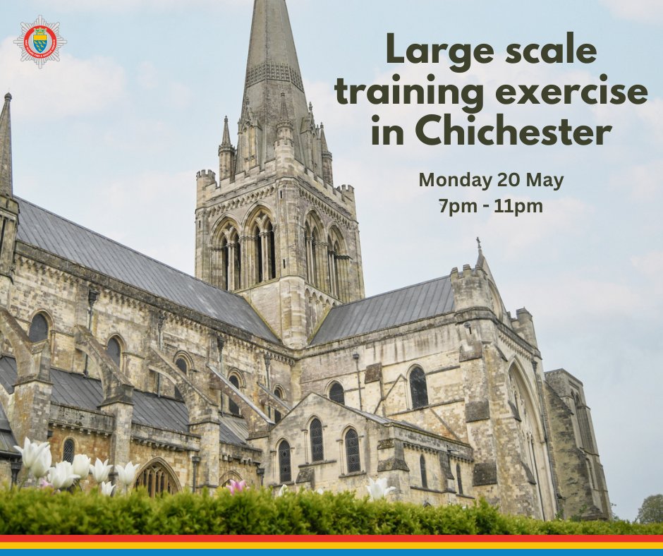 🚒 REMINDER: Tomorrow we will be holding a major training exercise at @ChiCathedral. Road closures will be in place from 7pm until 11.30pm with limited access for residents. More here: orlo.uk/opPQ2