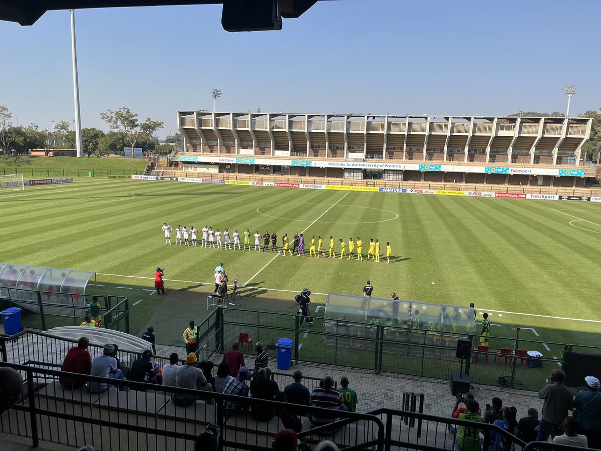 AmaTuks and Baroka in a massive match for their fight for promotion.