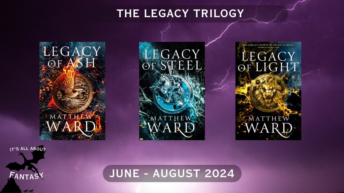 So we have a new schedule :) Our next book will be Legacy of Ash by <a href="/thetowerofstars/">Matthew Ward</a> 

The live show will be the beginning of July :)