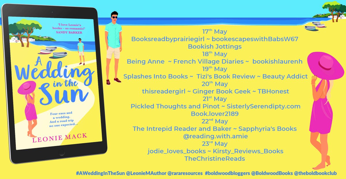 ‘A real fun and funny summer read’ says @misssmiley32 about #AWeddingInTheSun by @LeonieMAuthor beautyaddict32.co.uk/2024/05/a-wedd… @BoldwoodBooks