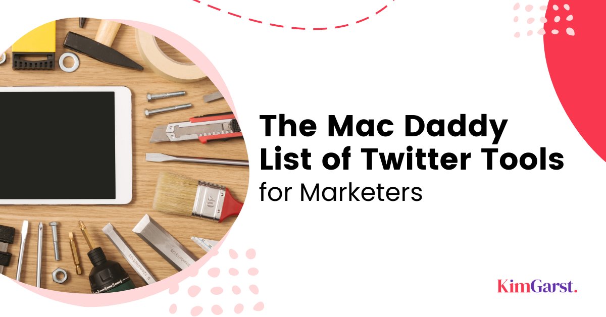 kimgarst's tweet photo. The right tools are the key to helping save time, be more efficient and ultimately, be more successful on social media. #KimGarst #KimGarstBlog #Twitter #TwitterTools https://t.co/smxKBINnry https://t.co/jpLkAQ4w31
