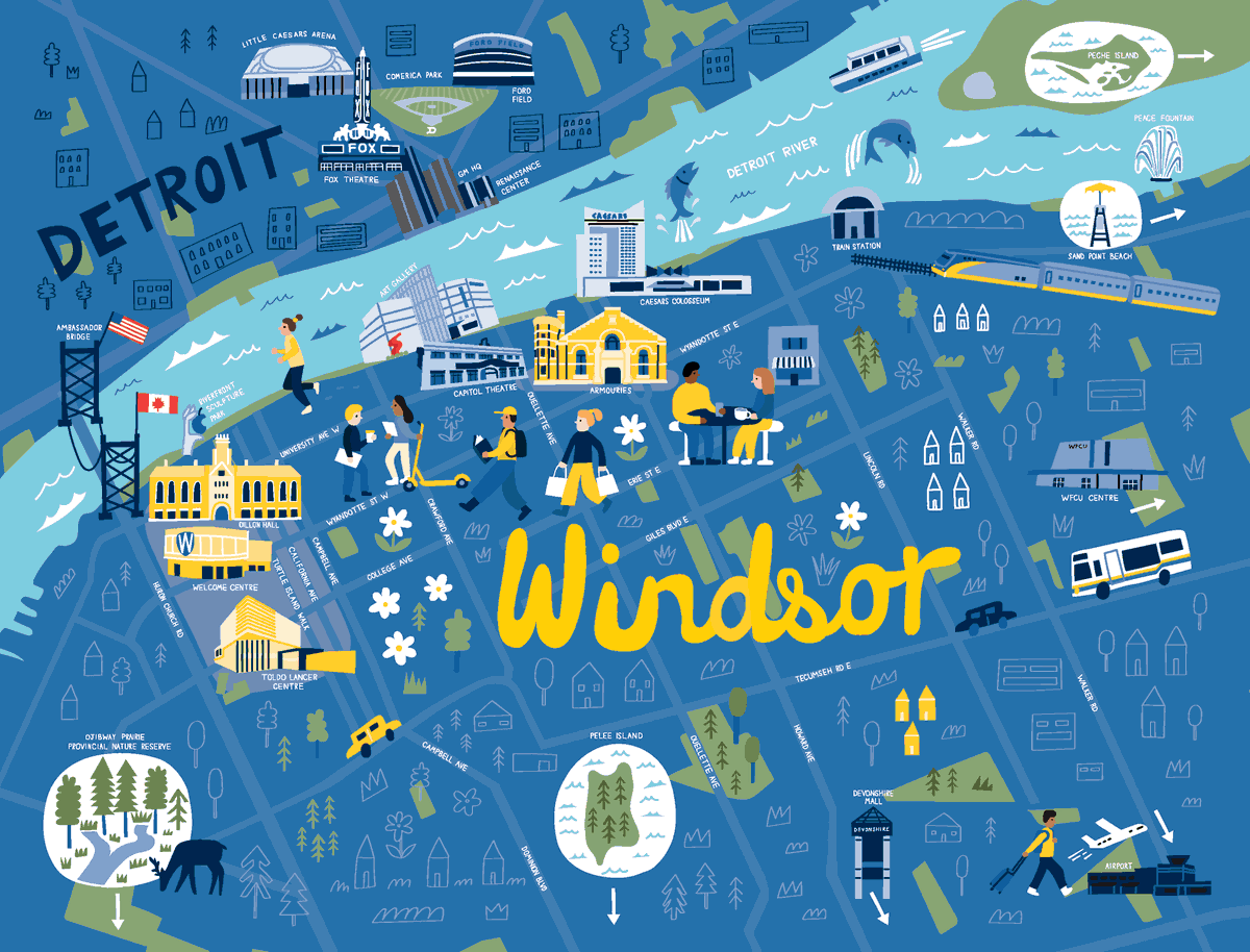 Some of our favourite things about Windsor, past and present. 💙 #519Day #YQG