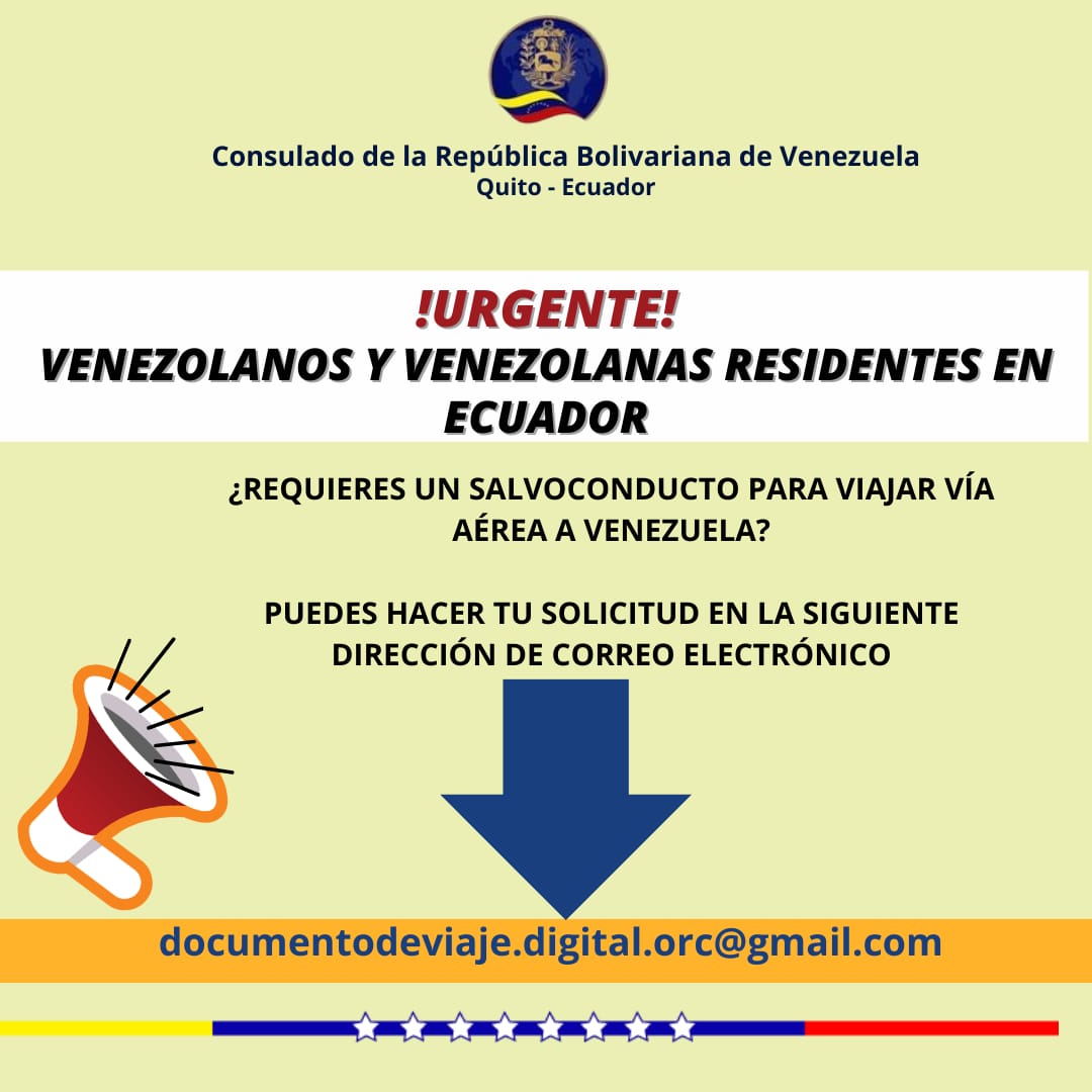 Consulado de Venezuela en Ecuador tweet media