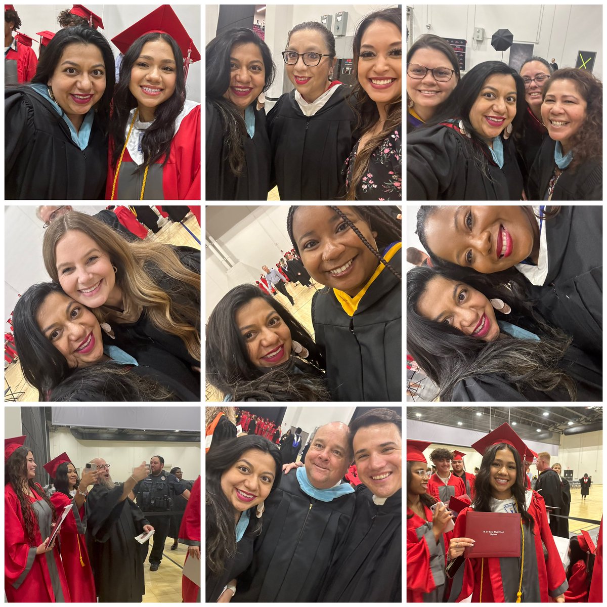 My 1st high school #graduation as a teacher was a smashing success! Class of 2024 is done! Each person pictured played a part in helping them bloom! Many of my coworkers cried, because your children are our babies too! We are so proud of what they’ve accomplished! #rangerpride