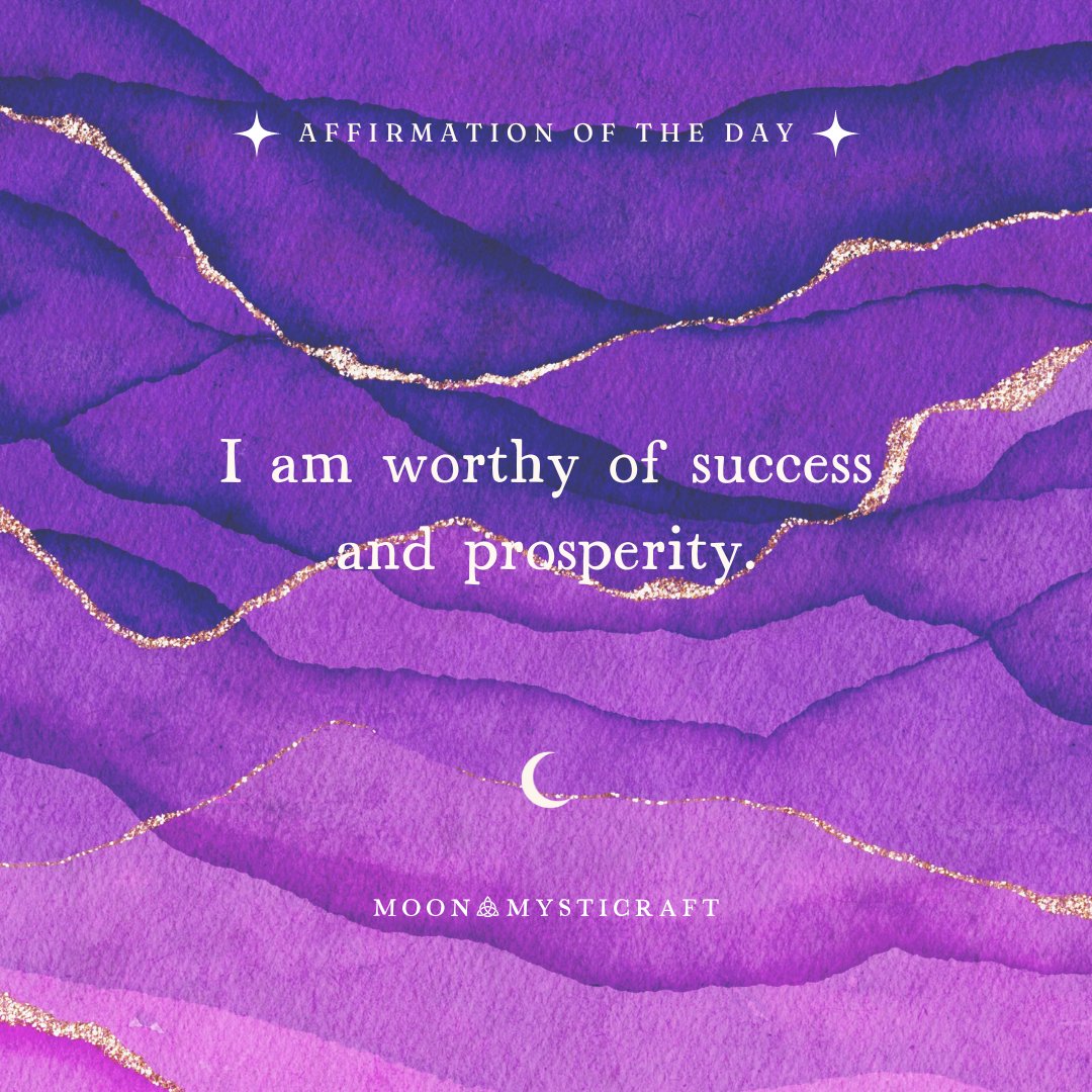 Drop a ❤️ to claim today's affirmation!

Be sure to follow @MoonMysticraft for your daily dose of spiritual inspiration.

#positiveaffirmations #witchcraft #loa #meditation #spiritualgrowth #lawofattraction #lawofpositivity #manifestation #manifestyourdreams #wicca #wiccan