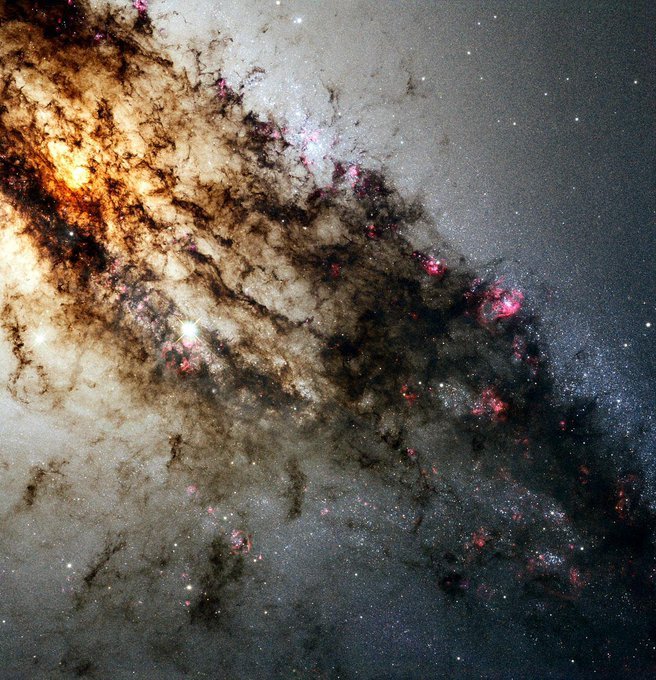 Spectacular Hubble view of Centaurus A Hubble