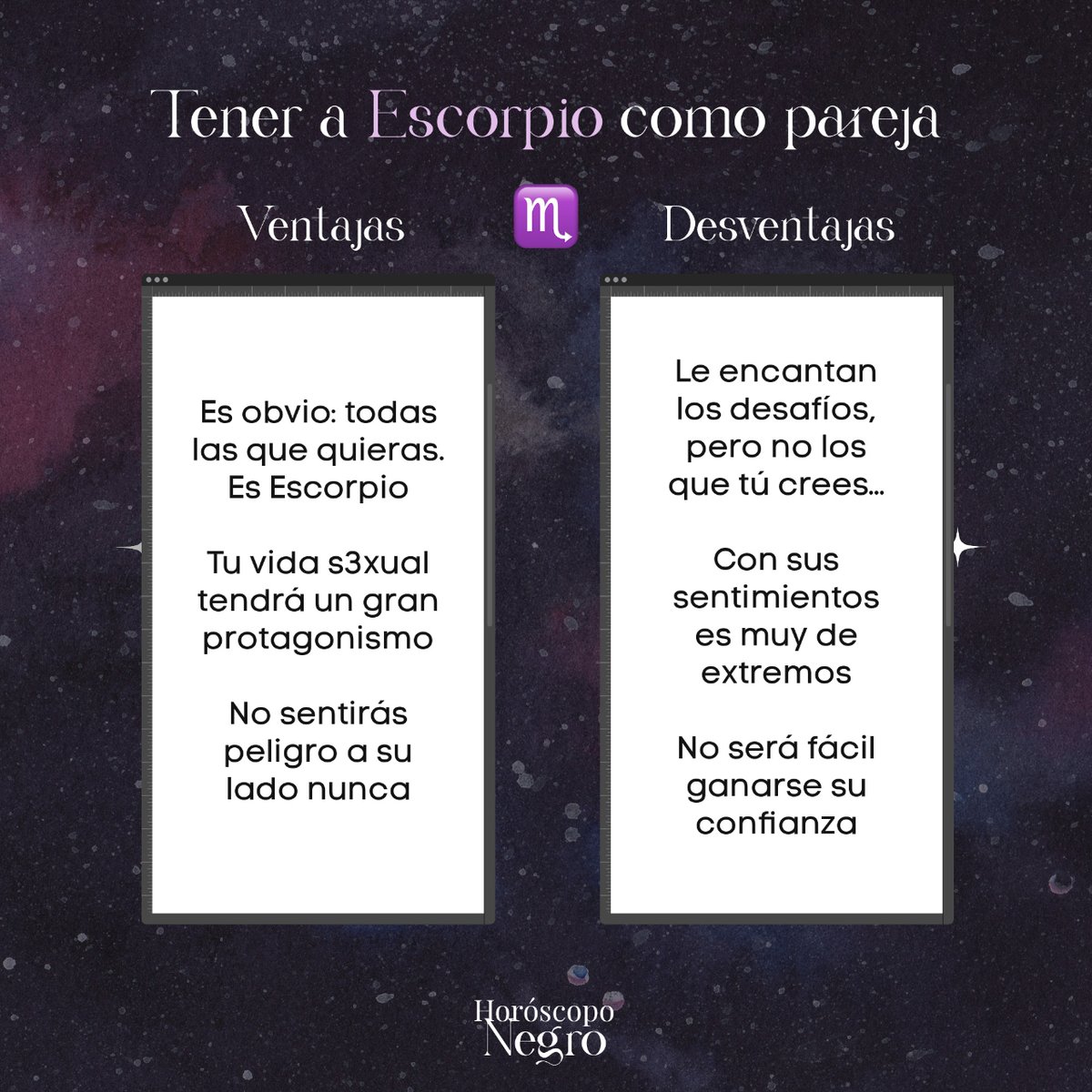 ¿Qué es lo que más te identifica? ✨🔮✨ Escorpio, deja tu opinión en comentarios 🖤