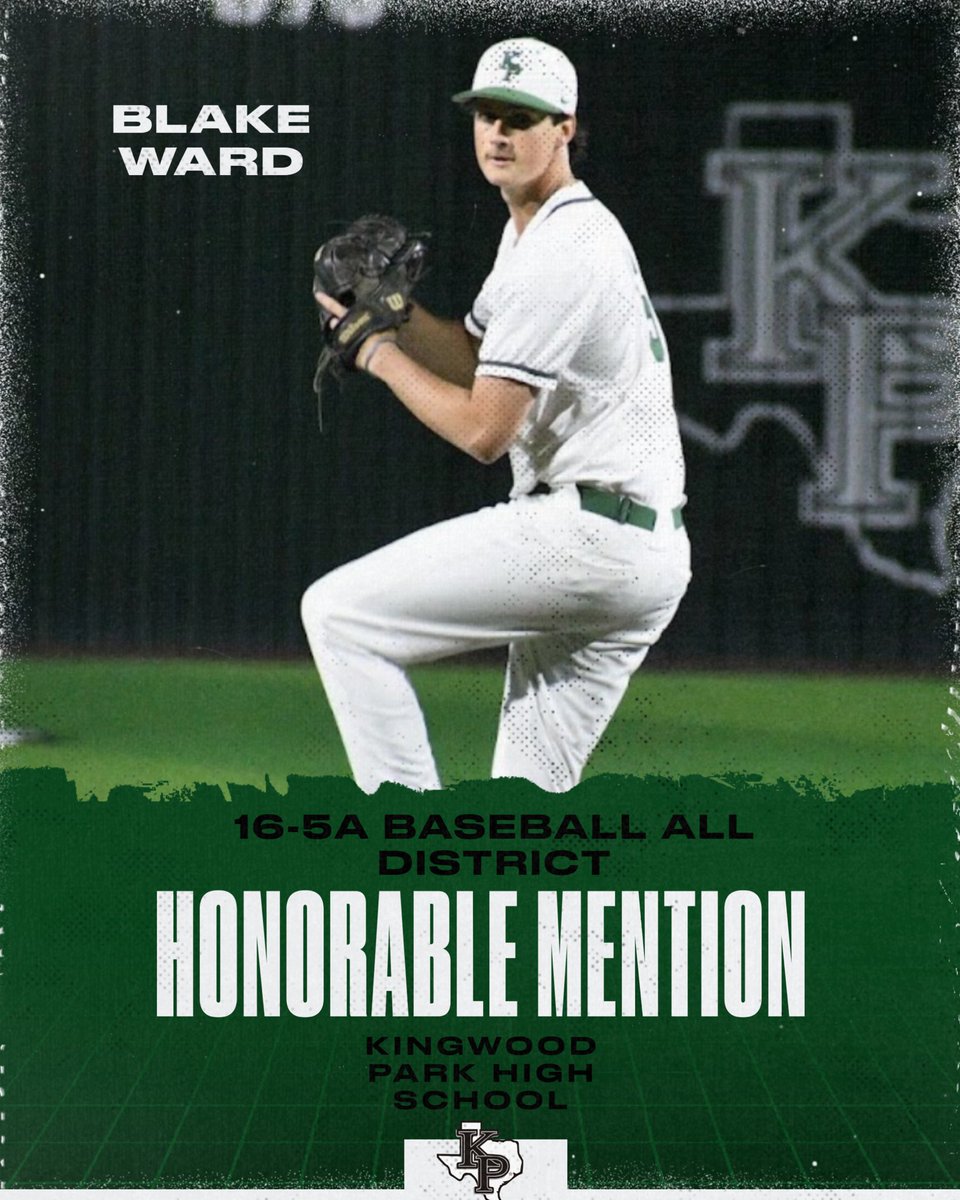 Congratulations to Blake Ward on making 16-5A All-District Honorable Mention! 

<a href="/HumbleISD_KPHS/">Kingwood Park HS</a> 
<a href="/KPARKmedia/">KP Media</a> 
<a href="/kphsasbc/">KPark All Sports Booster Club</a>