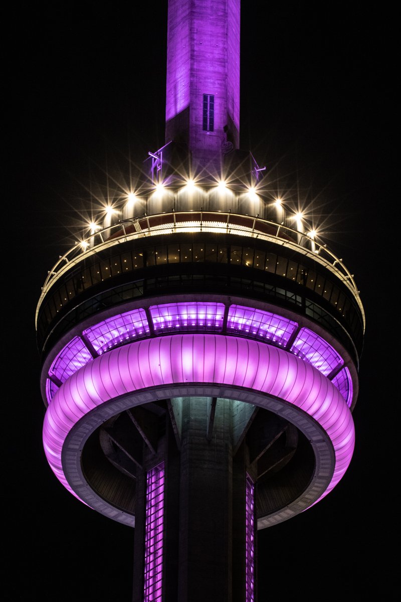 Tonight the #CNTower will also be lit purple for Eosinophilic Esophagitis (EOE) Awareness Month / Ce soir, la #TourCN sera également illuminée en violet pour le Mois de sensibilisation à l'oesophagite éosinophile