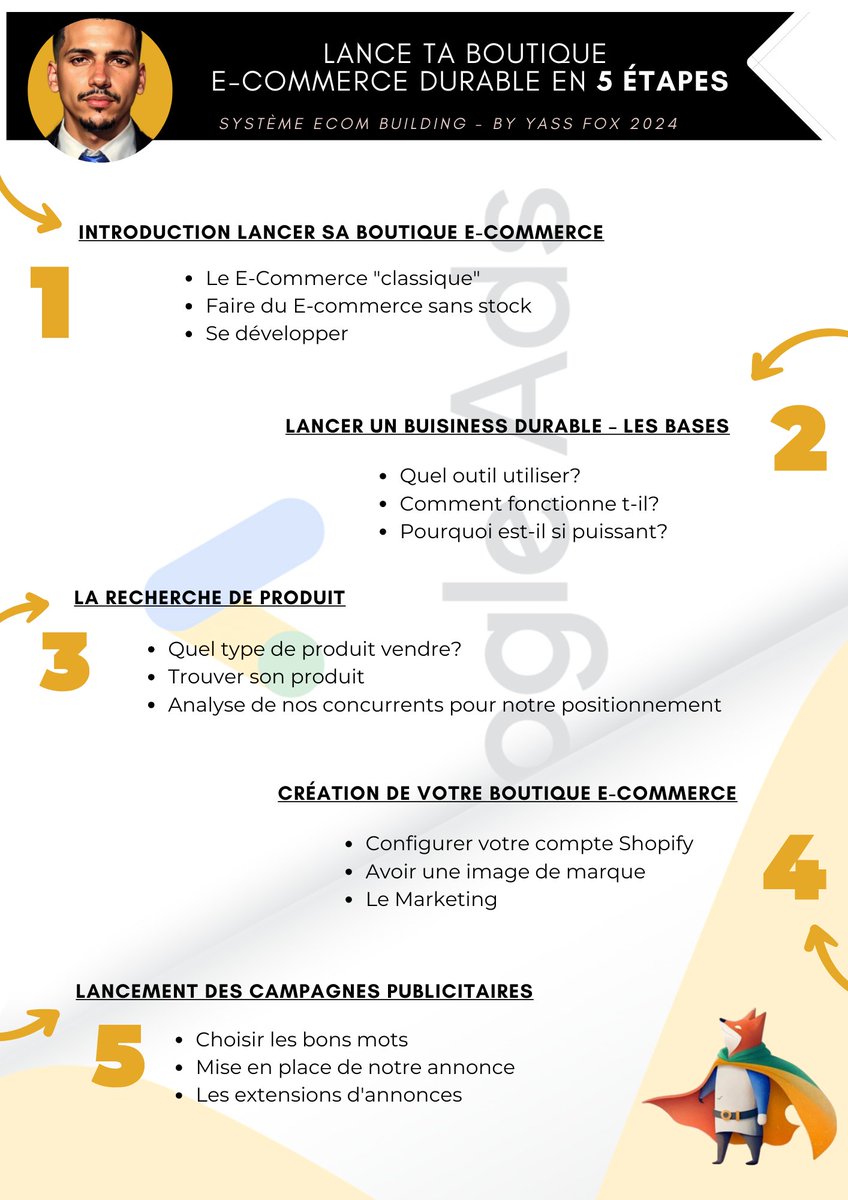 YassFox's tweet image. Je supprime mon guide de 39 pages qui te montre comment générer 5.000€ par mois de bénéfice avec Google ADS.

Dans 24h il n'existera plus. 

Tu le veux GRATUITEMENT?

RT &amp;amp; commente "Durable" pour recevoir le système en DM.

Follow moi pour que je puisse te DM.